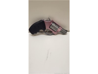 Charter Arms model The Pink Lady .38 SPL 5 shot rubber grip.