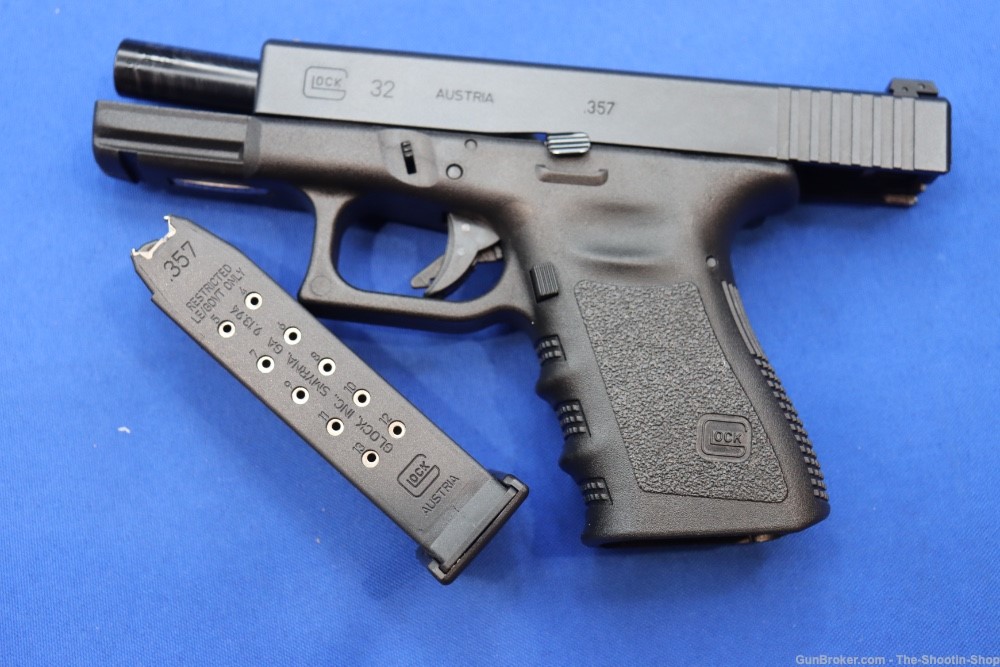 Glock Model G32 GEN3 Pistol Austria MFG 357SIG 32 GEN 3 Tupperware Box 357-img-21
