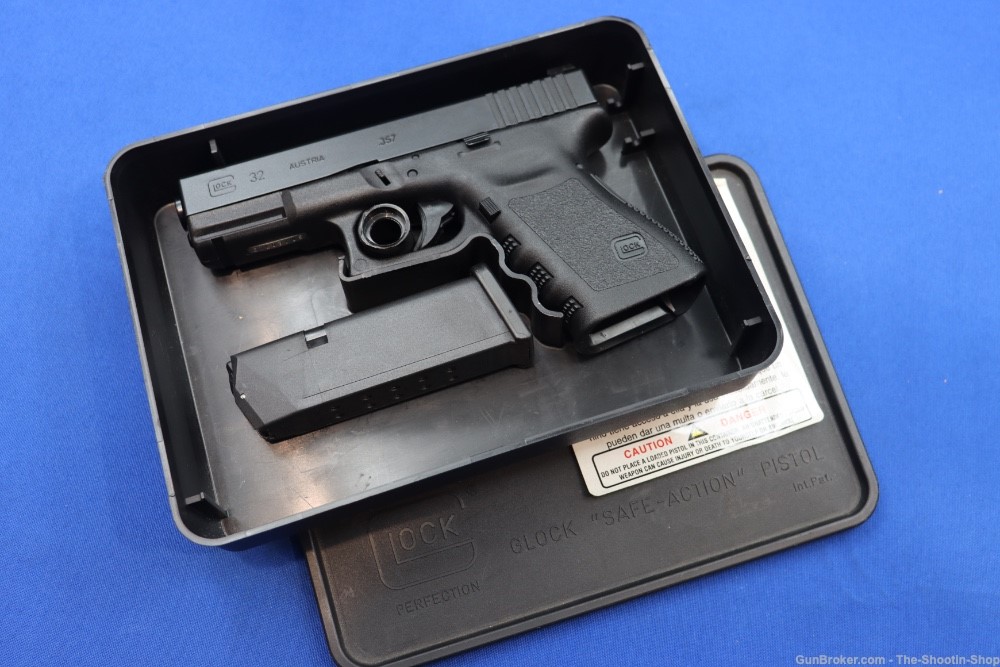 Glock Model G32 GEN3 Pistol Austria MFG 357SIG 32 GEN 3 Tupperware Box 357-img-0