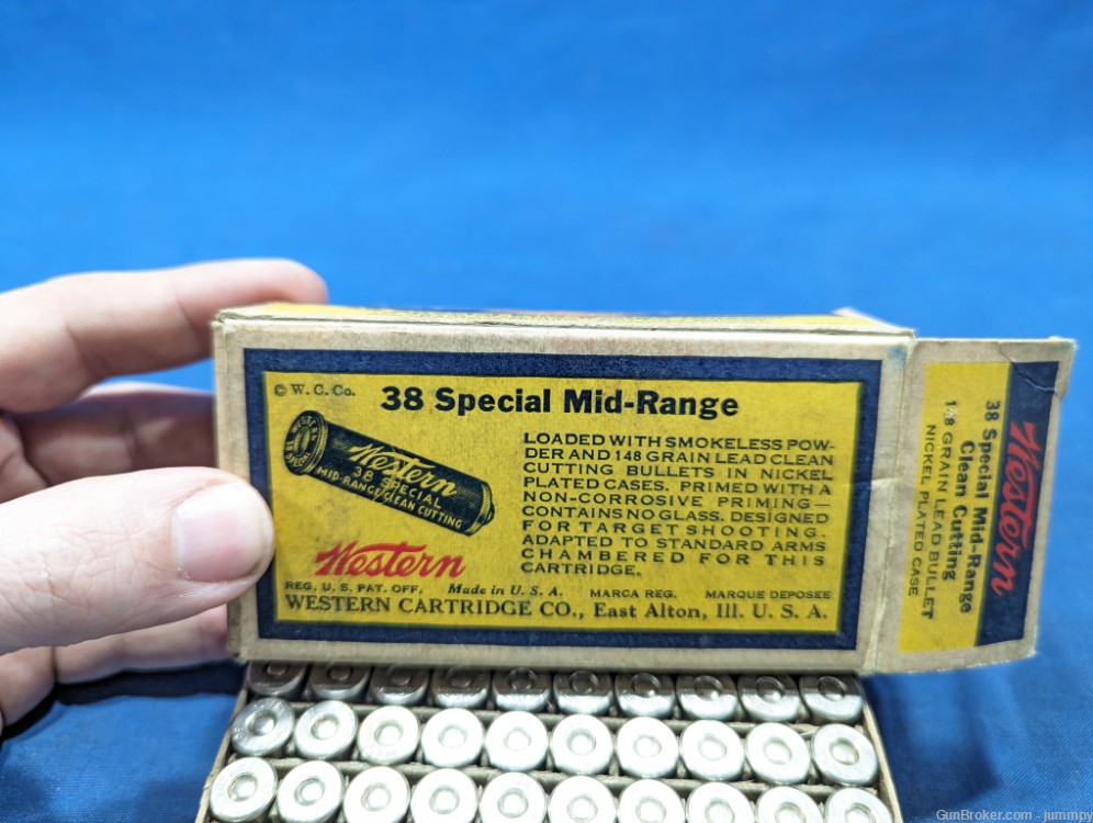 Vintage Rare! Western 38 Special Mid-Range 148Gr Wadcutter -img-3