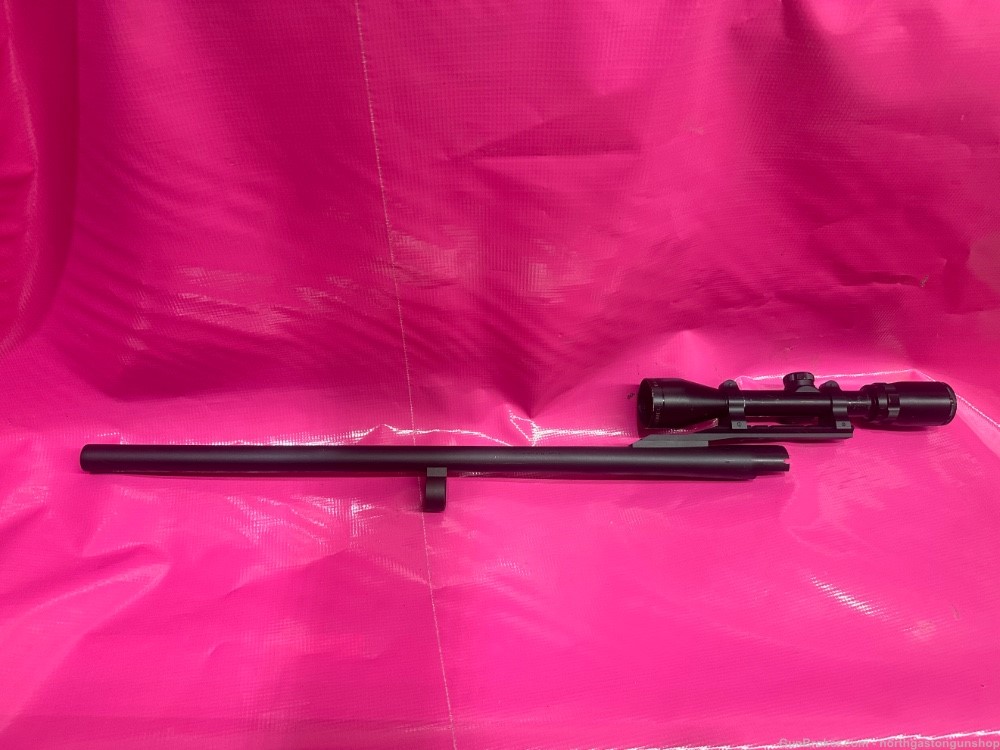 Remington 870 fully rifled 12 gauge 23” slug barrel with cantilever mount-img-0