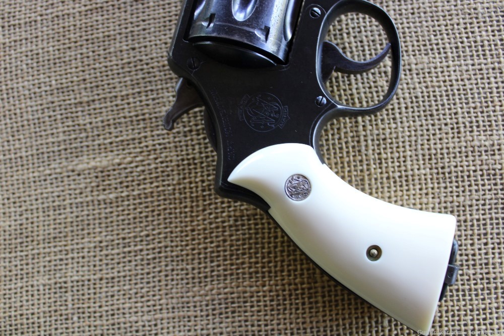 Smith & Wesson .44 Hand Ejector 1st Mod.Triple Lock .44spl & 455Web . 6.5" -img-32