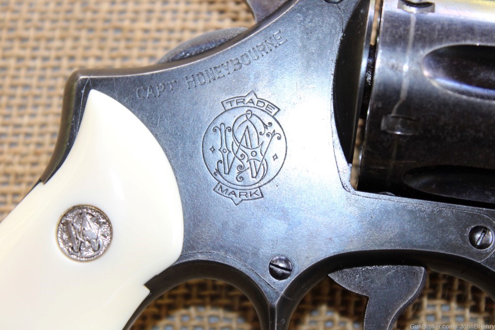 Smith & Wesson .44 Hand Ejector 1st Mod.Triple Lock .44spl & 455Web . 6.5" -img-2