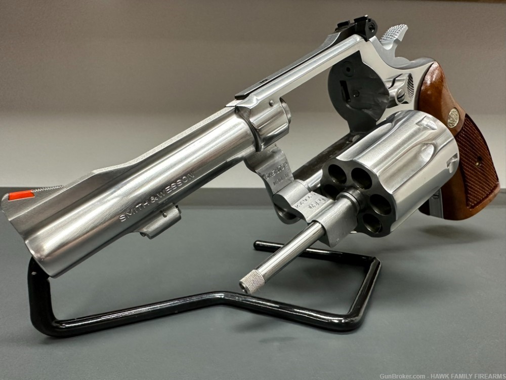 SMITH & WESSON MODEL 67 NO DASH STAINLESS *EARLY* PINNED BARREL*STUNNING*-img-13