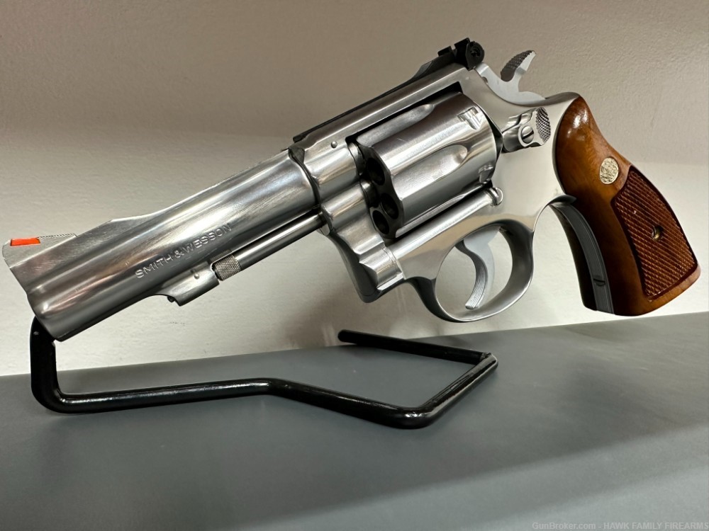SMITH & WESSON MODEL 67 NO DASH STAINLESS *EARLY* PINNED BARREL*STUNNING*-img-2