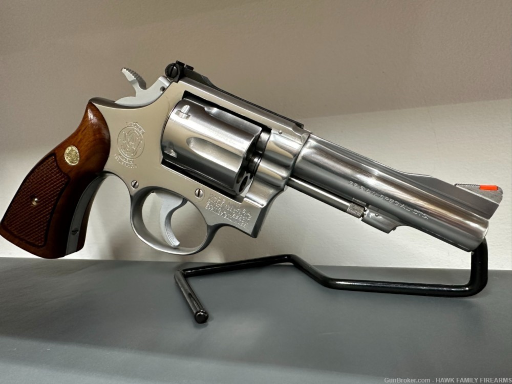 SMITH & WESSON MODEL 67 NO DASH STAINLESS *EARLY* PINNED BARREL*STUNNING*-img-3
