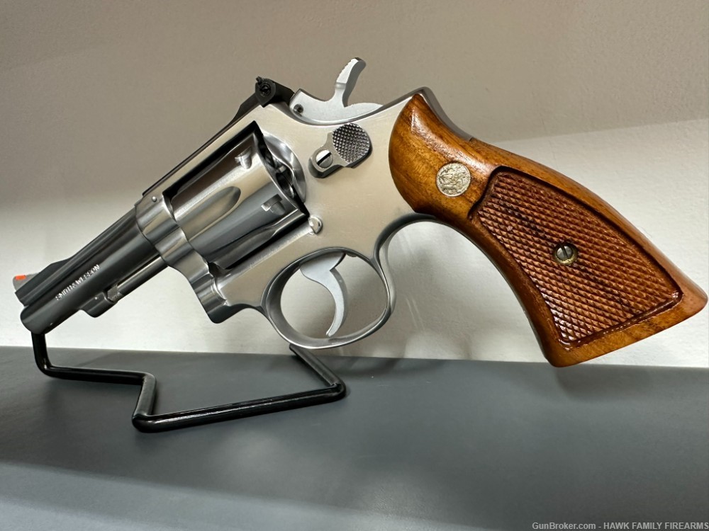 SMITH & WESSON MODEL 67 NO DASH STAINLESS *EARLY* PINNED BARREL*STUNNING*-img-6