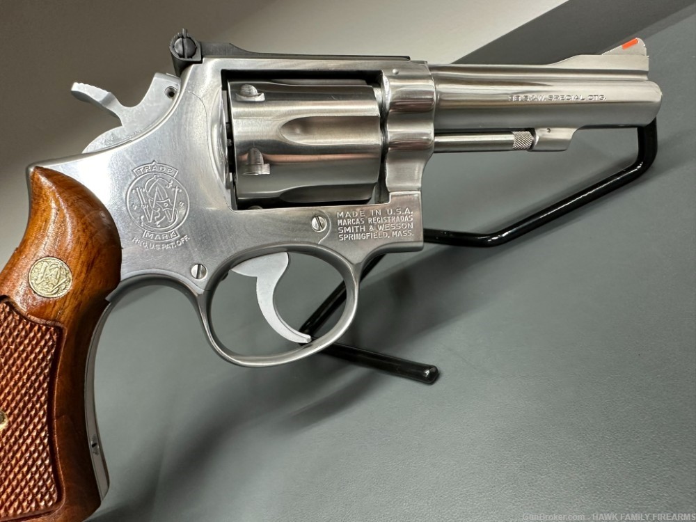SMITH & WESSON MODEL 67 NO DASH STAINLESS *EARLY* PINNED BARREL*STUNNING*-img-5