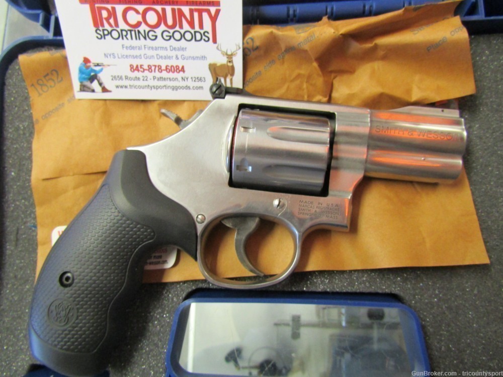 Smith & Wesson 164192 Model 686 Plus 357 Mag or 38 Spl +P Stainless Steel-img-3