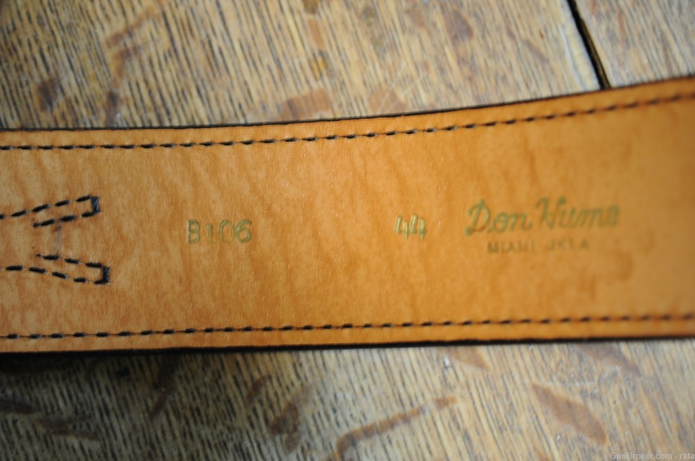 Don Hume Leather Duty belt B106 44"-img-5