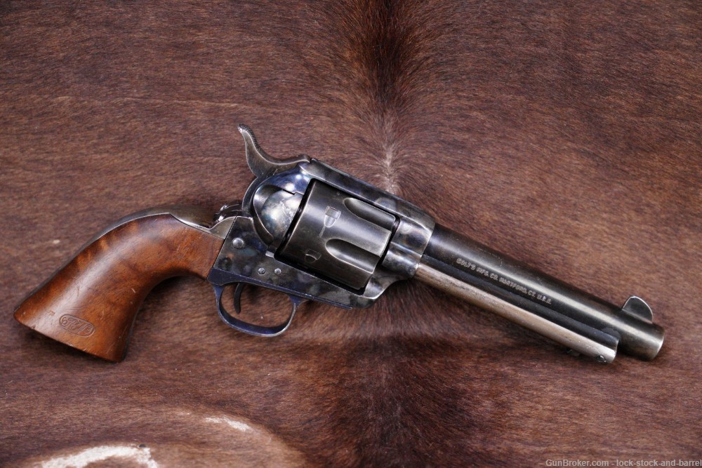 Colt 1873 Single Action Army SAA .45 Revolver Artillery-Style 1880 Antique-img-2