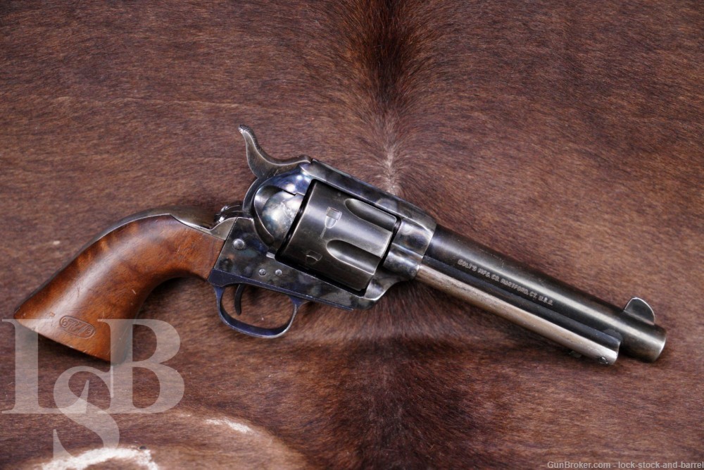 Colt 1873 Single Action Army SAA .45 Revolver Artillery-Style 1880 Antique-img-0