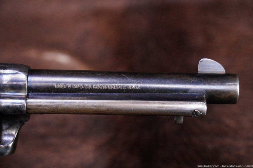 Colt 1873 Single Action Army SAA .45 Revolver Artillery-Style 1880 Antique-img-13