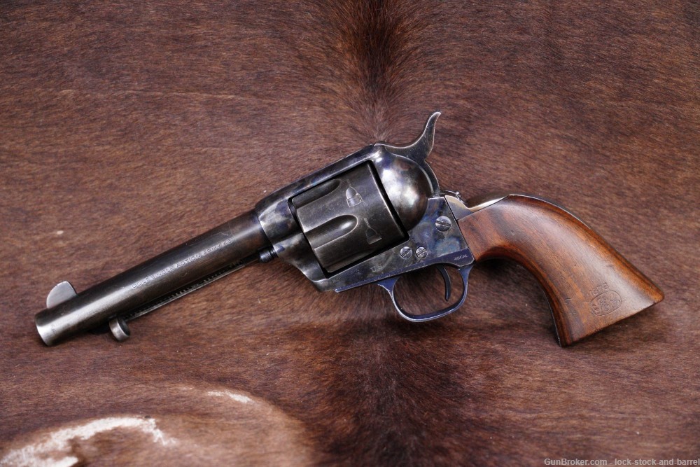 Colt 1873 Single Action Army SAA .45 Revolver Artillery-Style 1880 Antique-img-3