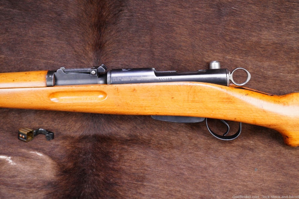 Swiss K31 1931 Matching Straight Pull 7.5x55 Bolt Action Rifle 1942 C&R-img-9