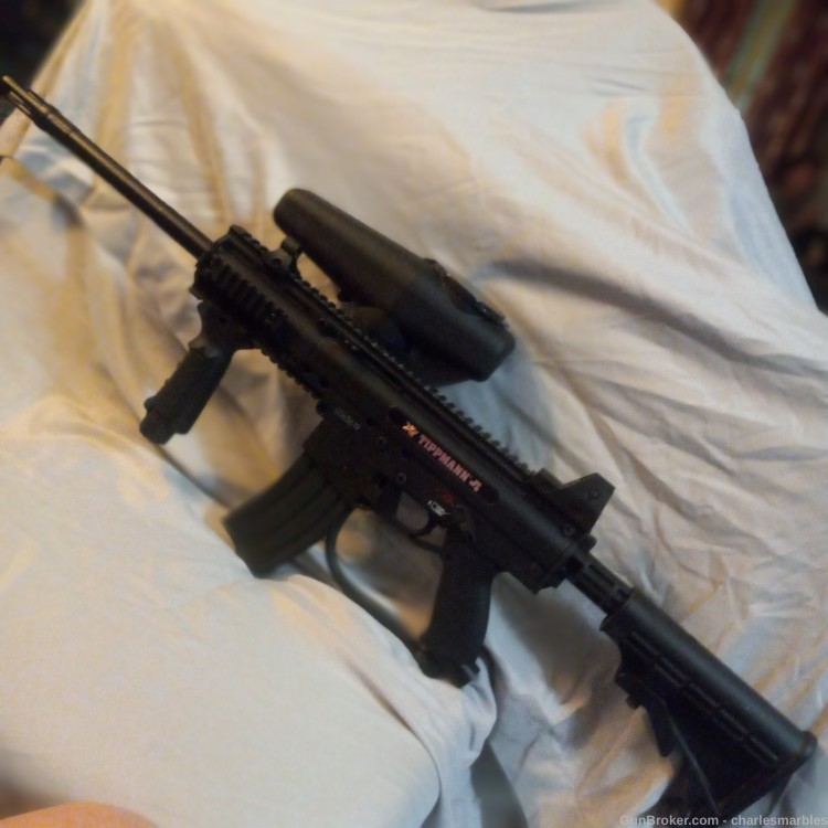 M4-  X7 TIPPMANN PAINTBALL GUN-img-0