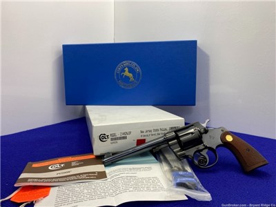 2000 Colt Army Special .38 Spl 6" *NEW JERSEY STATE POLICE COMMEMORATIVE*