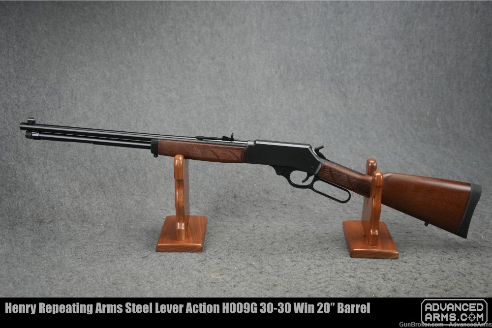 Henry Repeating Arms Steel Lever Action H009G 30-30 Win 20” Barrel-img-1