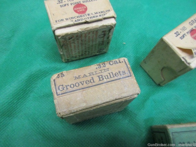 4 Boxes vintage UMC 32 Caliber Ballard & Marlin bullets-img-6