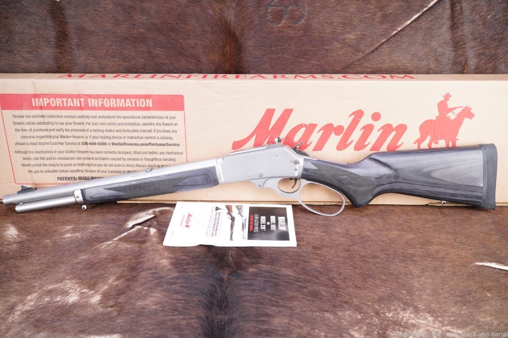 Marlin Ruger Model 1895 Trapper 70450 .45-70 16" Threaded Lever Rifle 2023-img-7