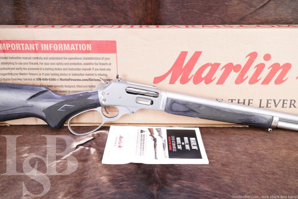 Marlin Ruger Model 1895 Trapper 70450 .45-70 16" Threaded Lever Rifle 2023-img-0