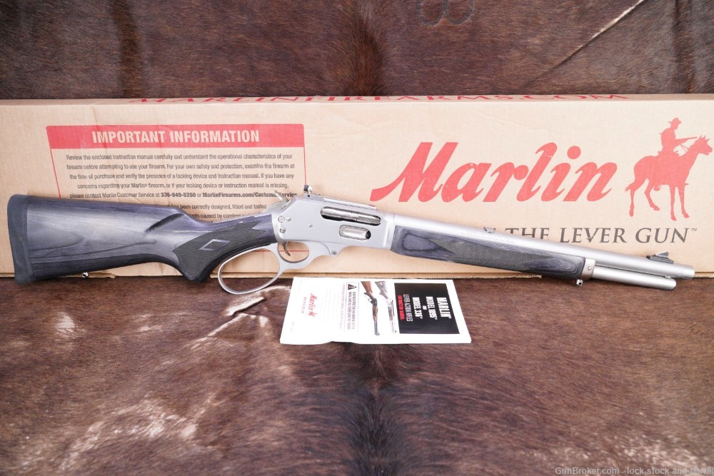 Marlin Ruger Model 1895 Trapper 70450 .45-70 16" Threaded Lever Rifle 2023-img-6