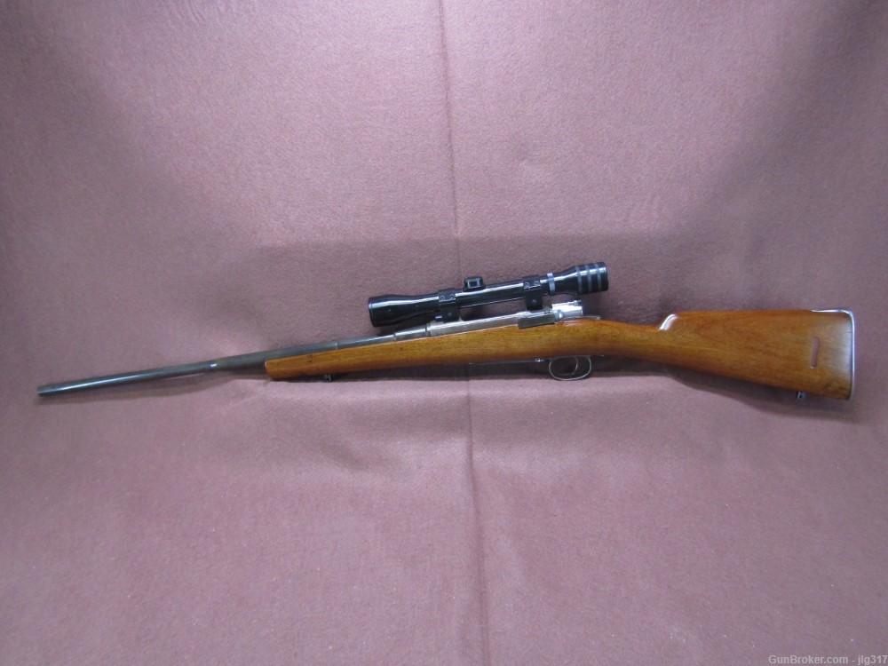 Spanish Mauser 98 Sporter 8mm Bolt Action Rifle and Scope-img-7