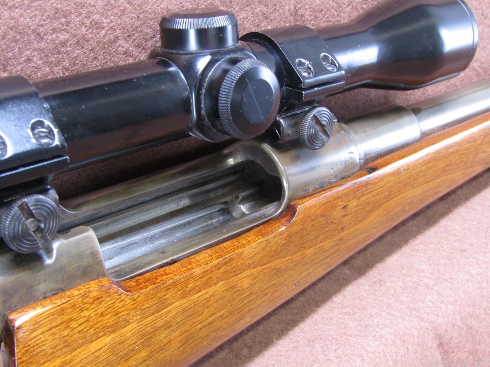 Spanish Mauser 98 Sporter 8mm Bolt Action Rifle and Scope-img-5