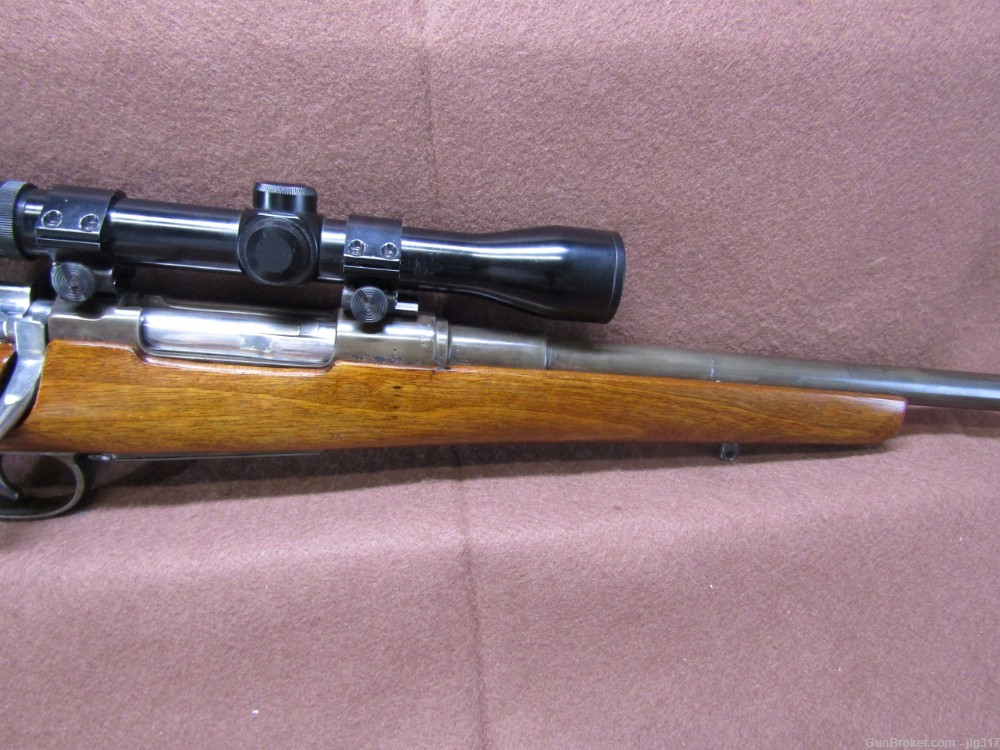 Spanish Mauser 98 Sporter 8mm Bolt Action Rifle and Scope-img-2