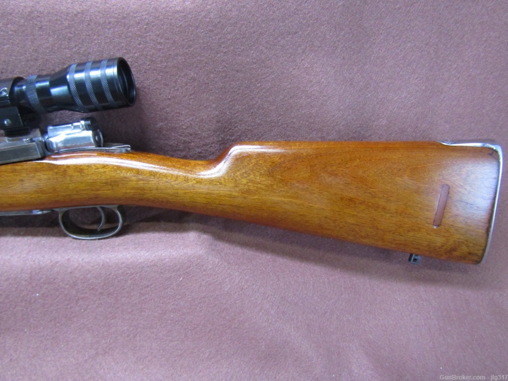 Spanish Mauser 98 Sporter 8mm Bolt Action Rifle and Scope-img-9