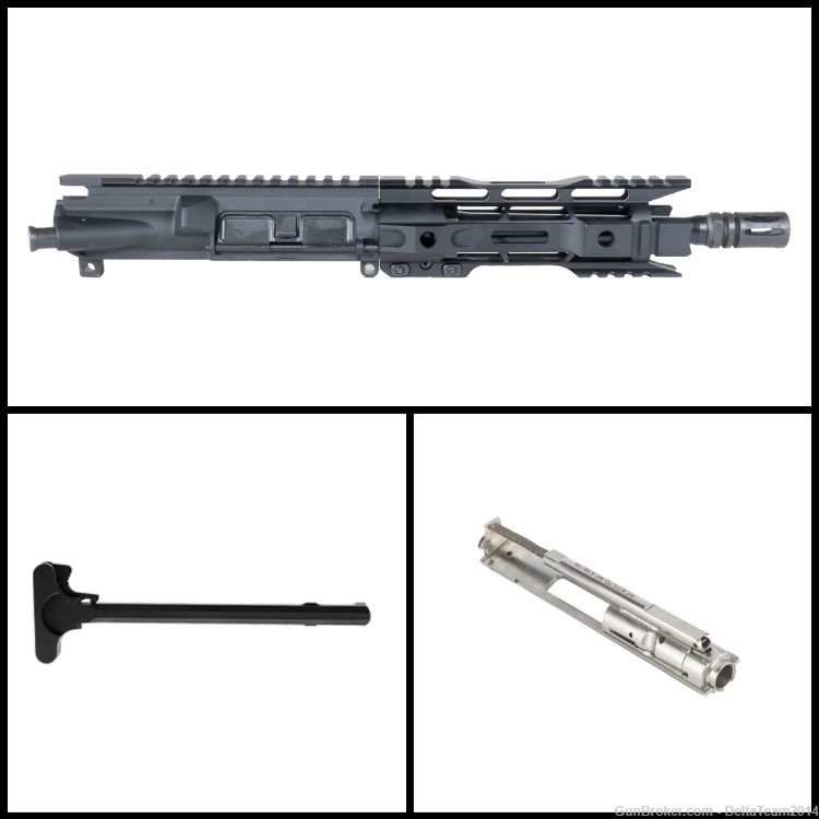 AR15 9" 22 LR Pistol Complete Upper - CMMG BCG Included - Assembled-img-0