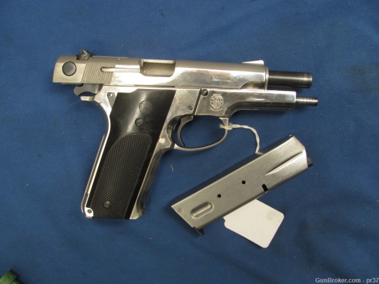 Smith & Wesson S&W Model 59 -  Factory Nickel Nice Gun - Almost Needs Box  -img-29