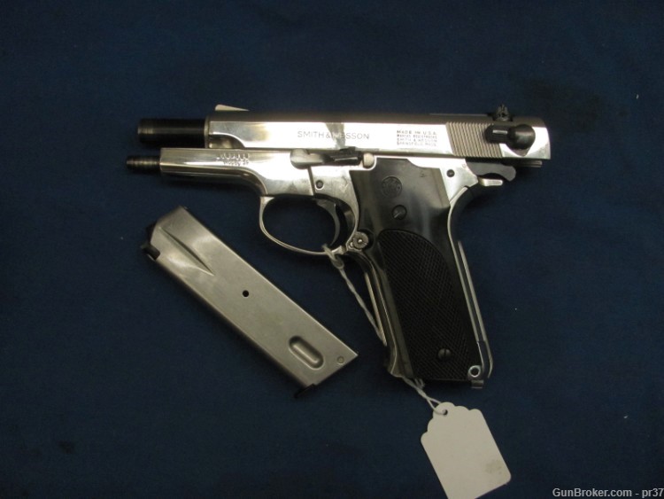 Smith & Wesson S&W Model 59 -  Factory Nickel Nice Gun - Almost Needs Box  -img-20