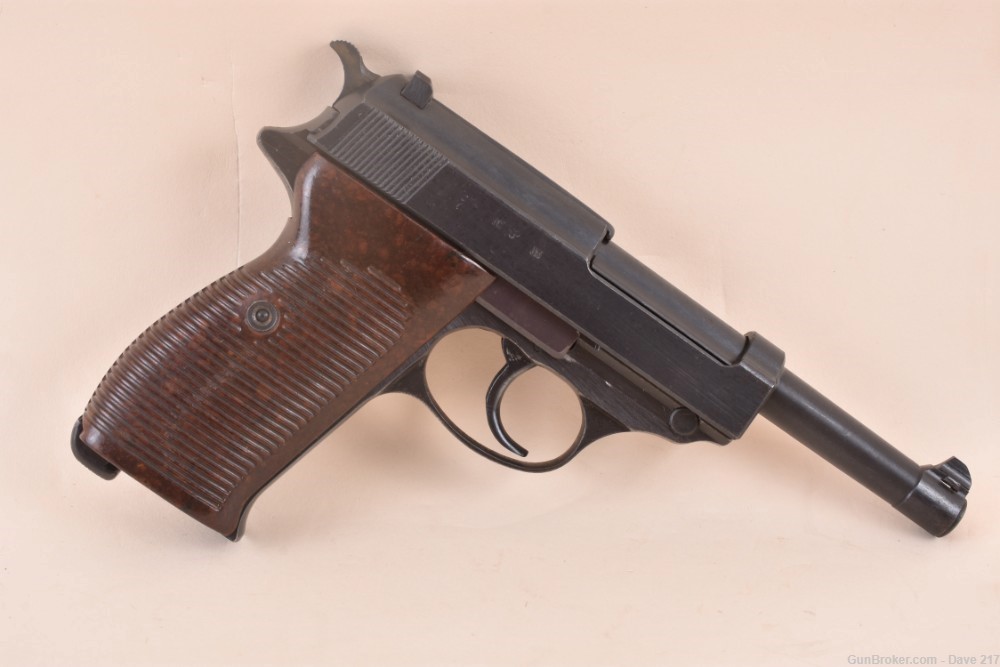Walther P38 Stamped AC44. Has other German Stamps ,Holster and 2 mags-img-0