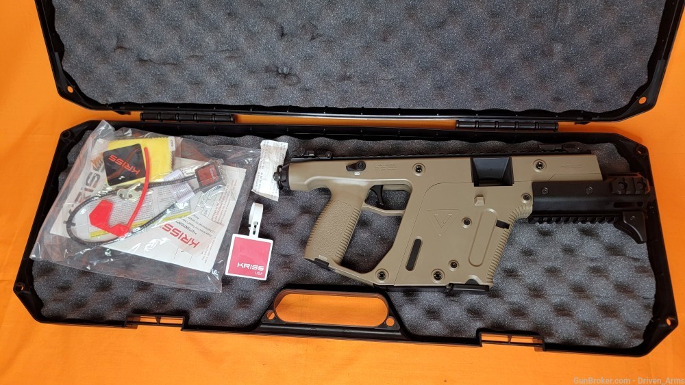 KRISS VECTOR SDP ENHANCED 45ACP NIB EXTENDED RAIL MK5 GEN2 FDE TAN COD -img-1