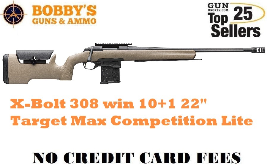 Browning 035587218 X-Bolt Target Max Competition Lite 308 Win 10+1 22"-img-0