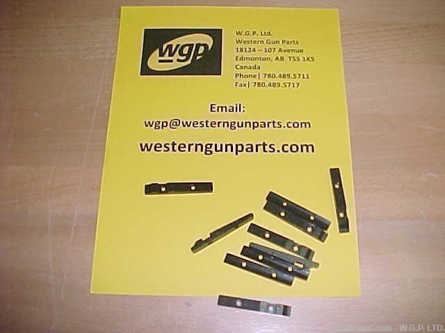 Browning parts, Screw on shotgun front sight ramps, blue lot of 10 new-img-0