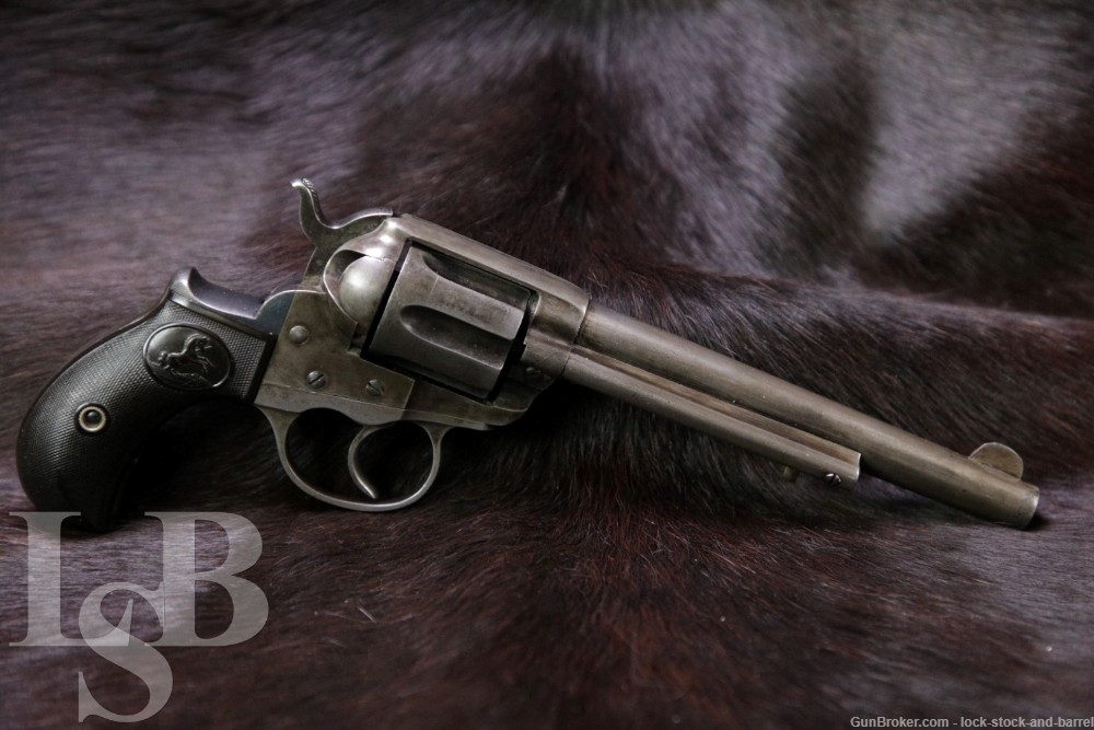 Colt Model 1877 Lightning .38 LC 6" Double Action SA/DA Revolver 1903 C&R-img-0