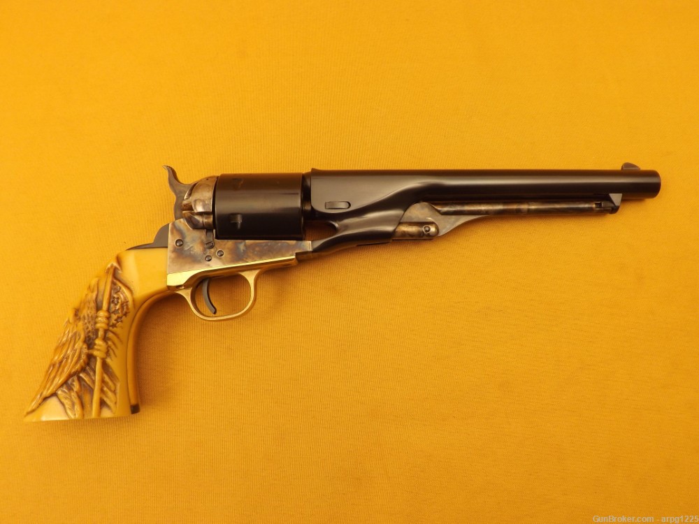 TAYLOR 1860 ARMY LONG CYLNIDER CONVERSION .45COLT IN THE BOX-img-3