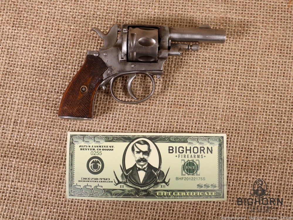 Antique Belgian Bulldog Style Pocket Revolver, Liège House Proofs, 6-Shot-img-14