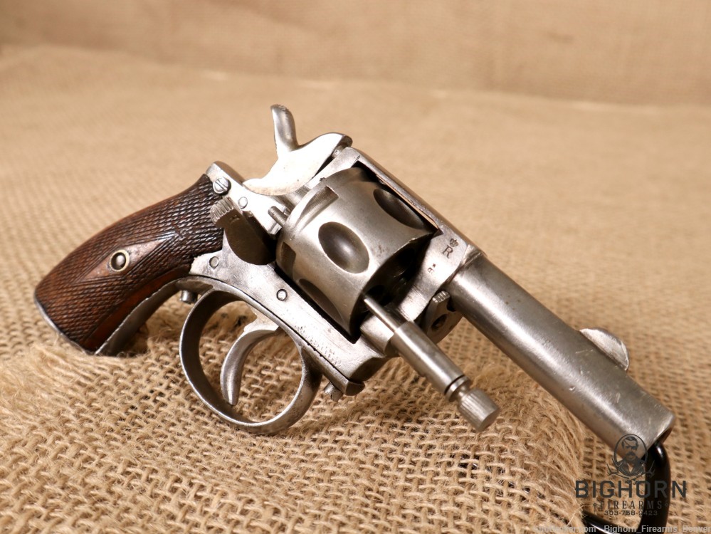 Antique Belgian Bulldog Style Pocket Revolver, Liège House Proofs, 6-Shot-img-12