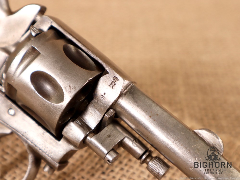 Antique Belgian Bulldog Style Pocket Revolver, Liège House Proofs, 6-Shot-img-6
