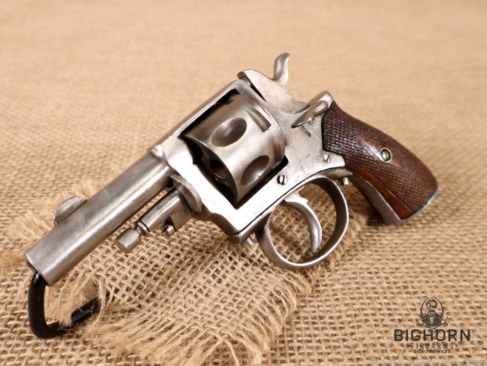 Antique Belgian Bulldog Style Pocket Revolver, Liège House Proofs, 6-Shot-img-5
