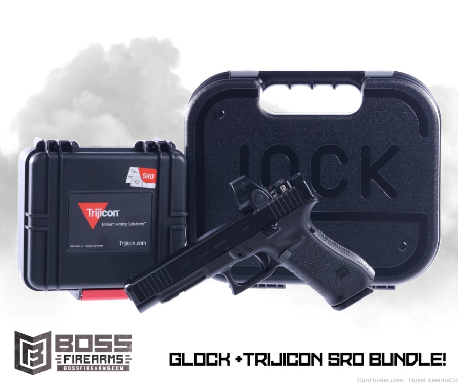 Austrian Glock 34 Gen 5 MOS 9mm Luger Pistol w/Trijicon SRO Bundle!-img-0