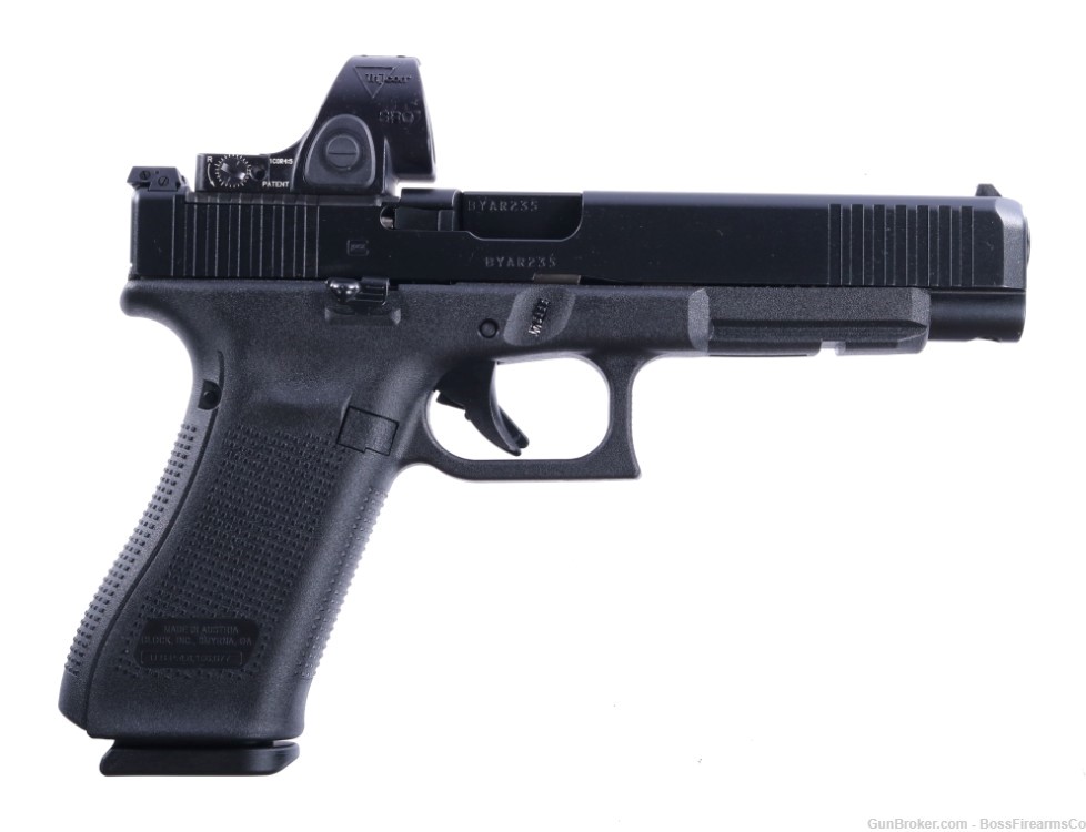 Austrian Glock 34 Gen 5 MOS 9mm Luger Pistol w/Trijicon SRO Bundle!-img-4