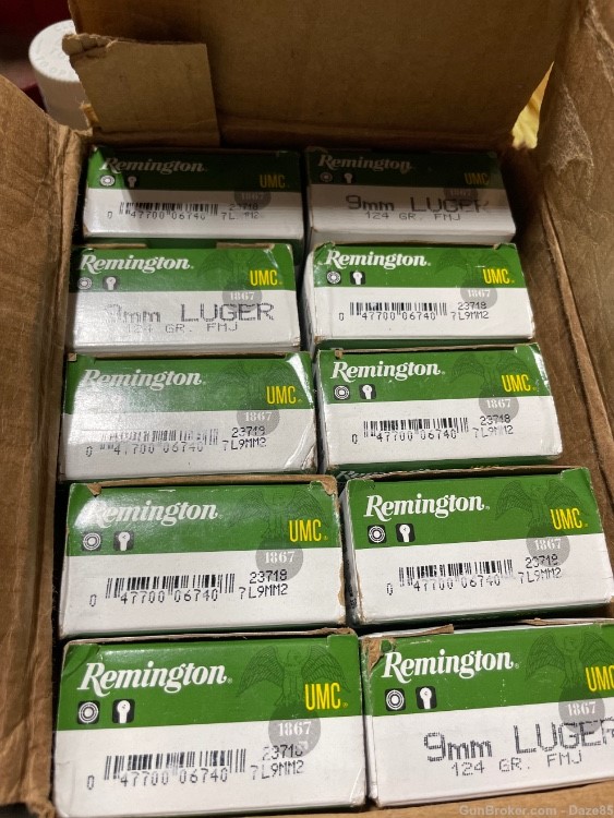 Remington 9mm 124grain 500rds fresh!!-img-0