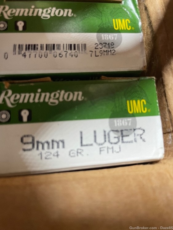 Remington 9mm 124grain 500rds fresh!!-img-2