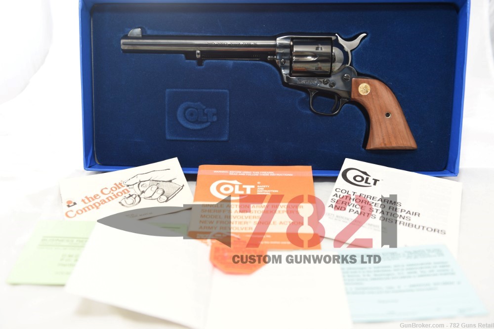 Colt Custom Gun Shop Single Action Army 45LC 7.5" 1991-img-0