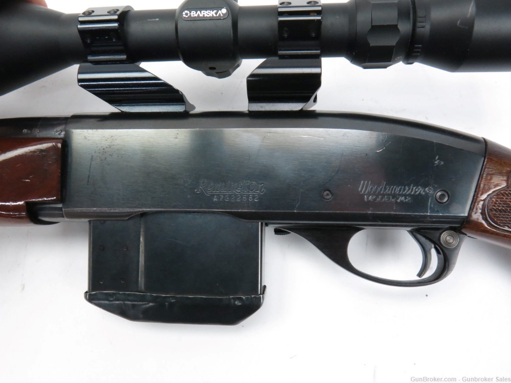 Remington 742 Woodsmaster 30-06 22" Semi-Automatic Rifle w/ Scope & Mag-img-12