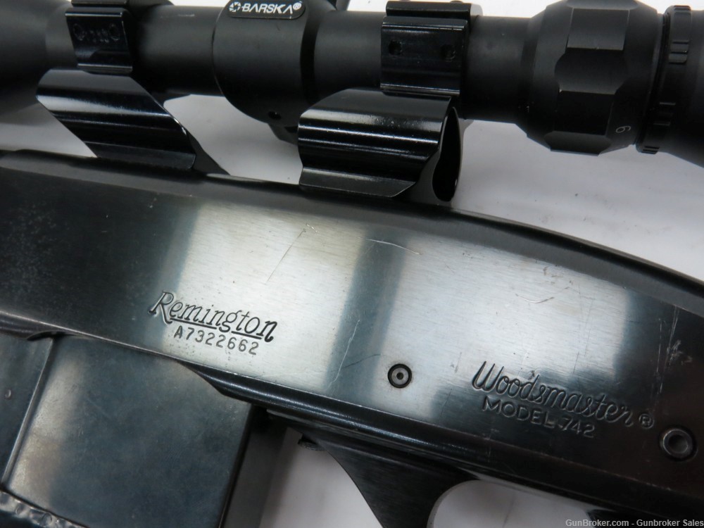 Remington 742 Woodsmaster 30-06 22" Semi-Automatic Rifle w/ Scope & Mag-img-15